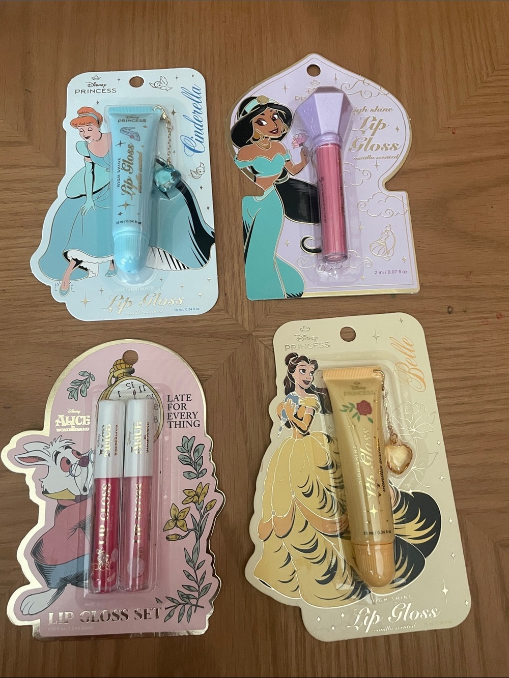 Disney princess lip gloss set